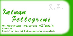 kalman pellegrini business card